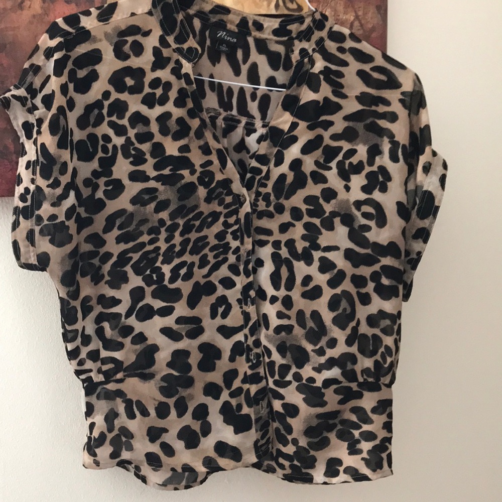 Leopard blouse